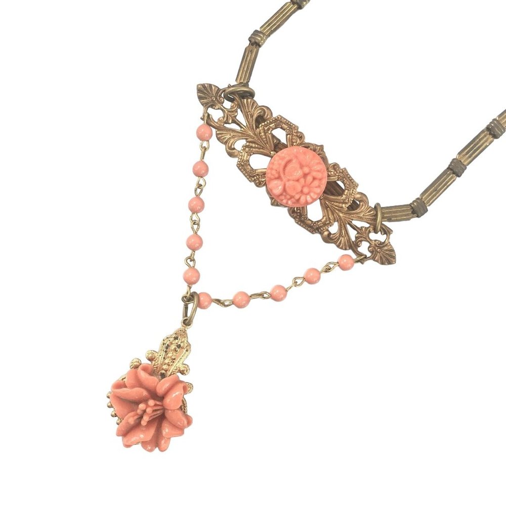 Sugar Gay Isber Jewelry Swarovski Coral Beads Feminine Necklace Handmade Gift